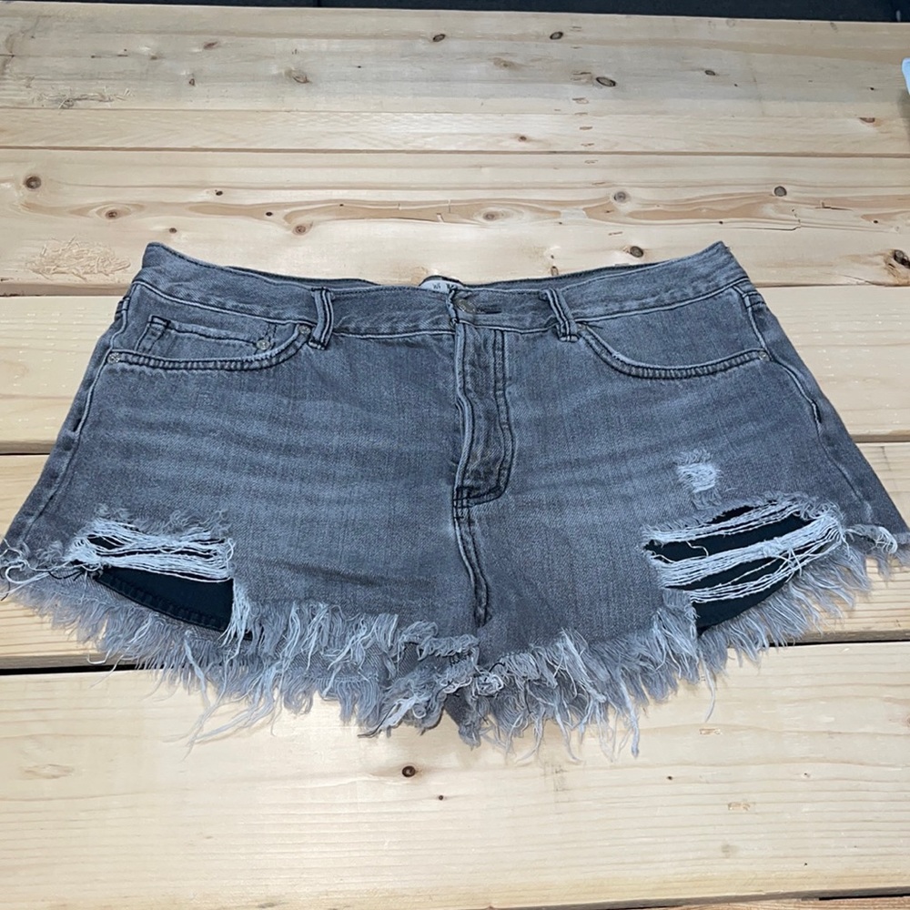 Free People, We the Free distressed shorts. Size 30.